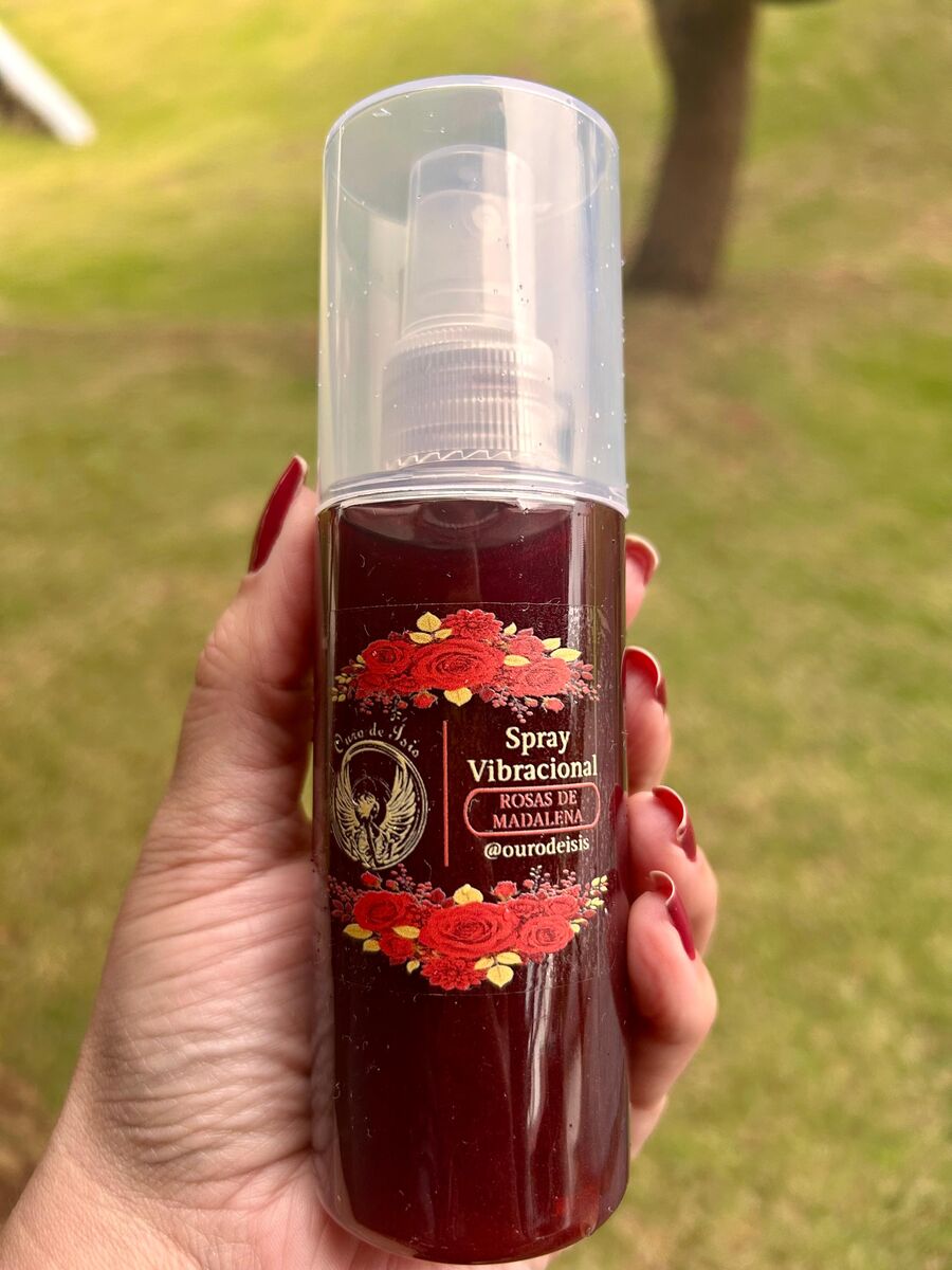 Spray Vibracional Rosas de Madalena · Ouro de Ísis